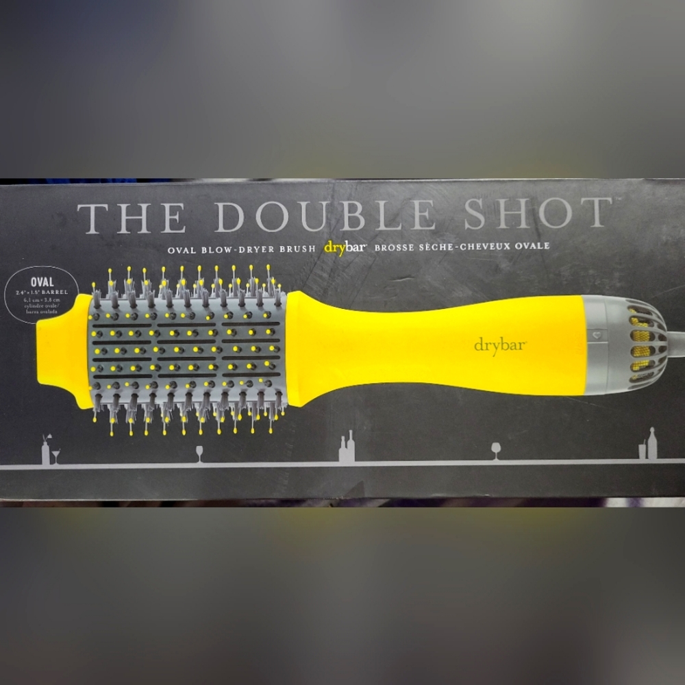 The double shot blower brush